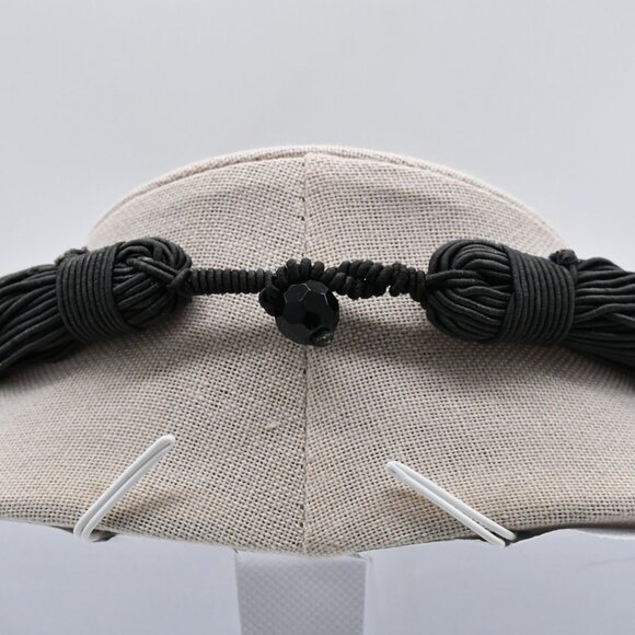 Vintage Multi-Gem Black Cord & Chip Stone Necklace 20 3/4" - Picture 5 of 7